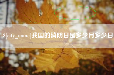 宜春我国的消防日是多少月多少日