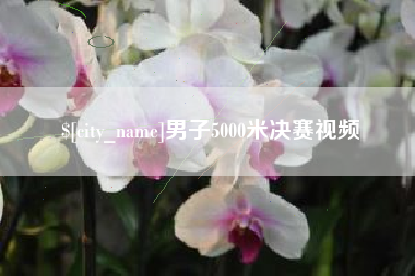 宜春男子5000米决赛视频