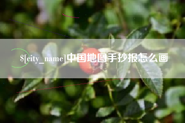 宜春中国地图手抄报怎么画