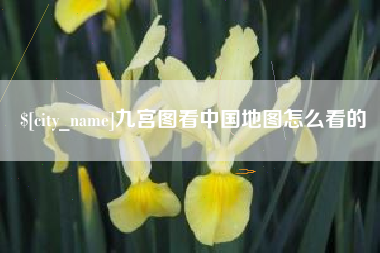 宜春九宫图看中国地图怎么看的