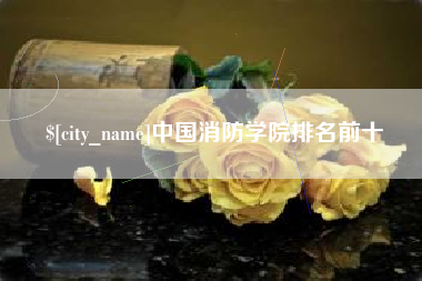 宜春中国消防学院排名前十