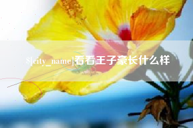 宜春看看王子豪长什么样