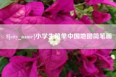 宜春小学生简单中国地图简笔画
