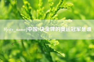 宜春中国9块金牌的奥运冠军是谁