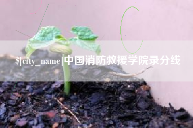 宜春中国消防救援学院录分线