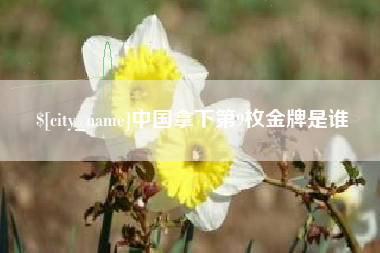 宜春中国拿下第9枚金牌是谁