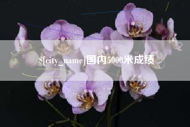 宜春国内5000米成绩