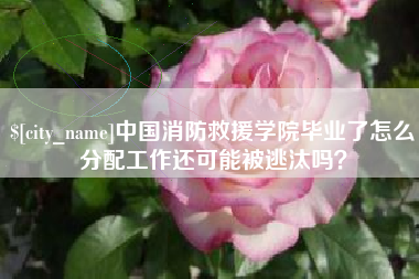 宜春中国消防救援学院毕业了怎么分配工作还可能被逃汰吗？