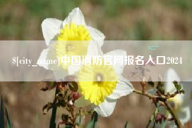 宜春中国消防官网报名入口2024