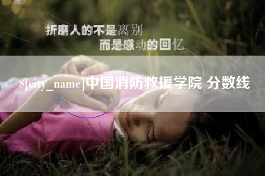 宜春中国消防救援学院 分数线