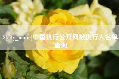 宜春中国执行公开网被执行人名单查询