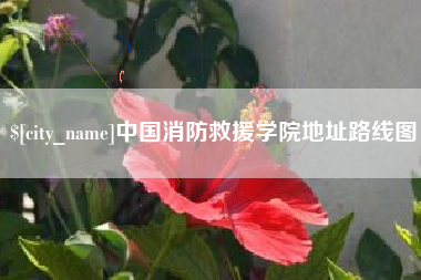 宜春中国消防救援学院地址路线图