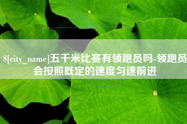 宜春五千米比赛有领跑员吗-领跑员会按照既定的速度匀速前进