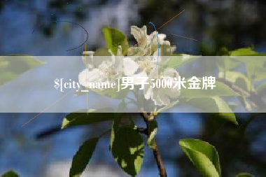 宜春男子5000米金牌