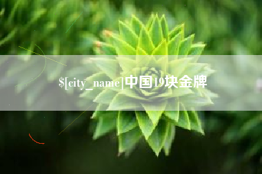 宜春中国19块金牌