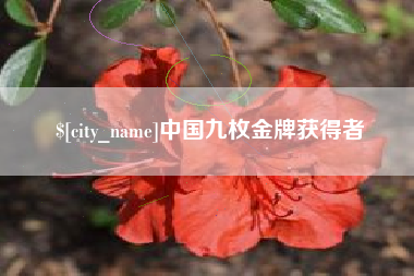 宜春中国九枚金牌获得者
