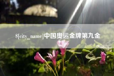 宜春中国奥运金牌第九金