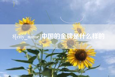宜春中国的金牌是什么样的