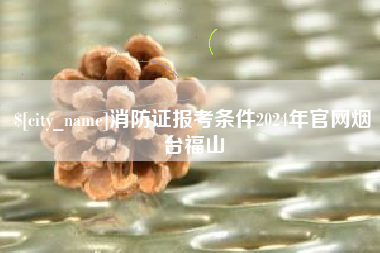 宜春消防证报考条件2024年官网烟台福山