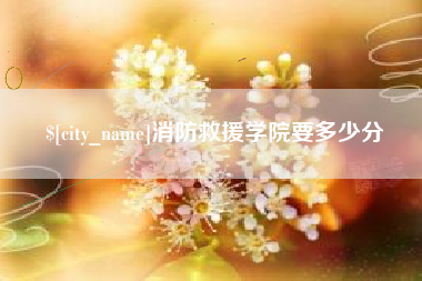 宜春消防救援学院要多少分